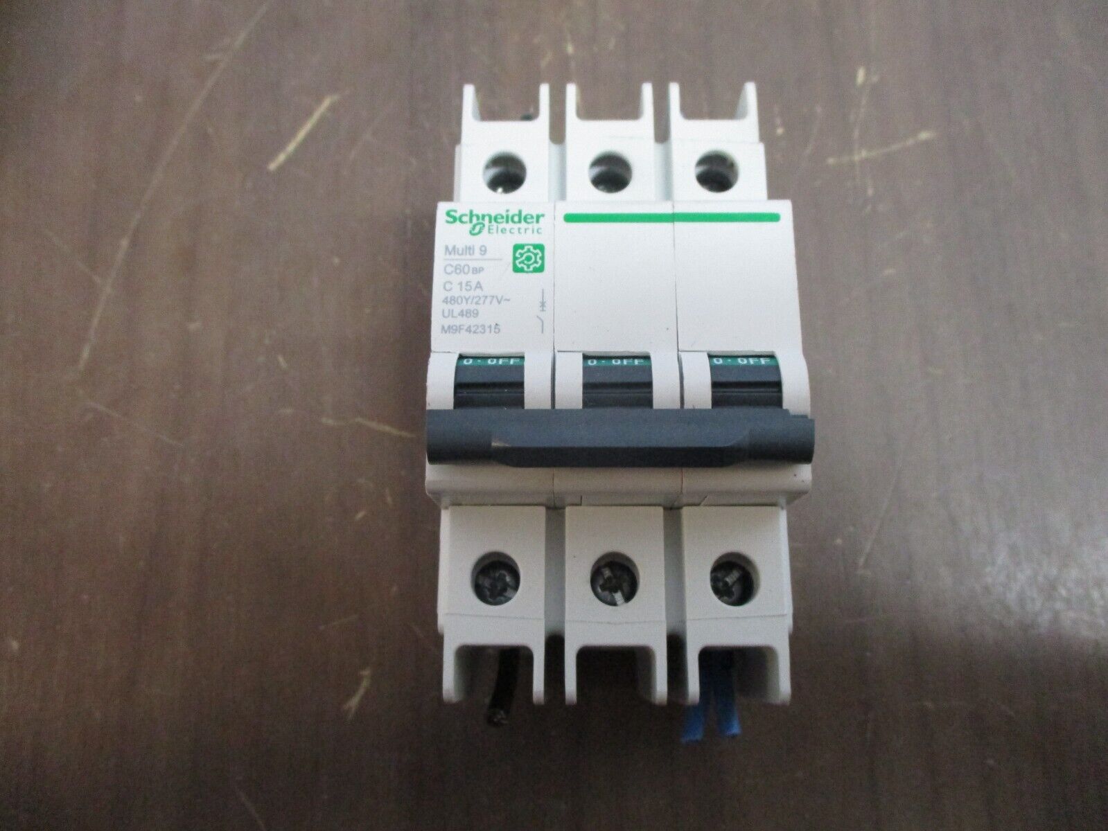 Schneider Electric Multi 9 Circuit Breaker C60BP C15A 15A 480Y/277V 3P Used