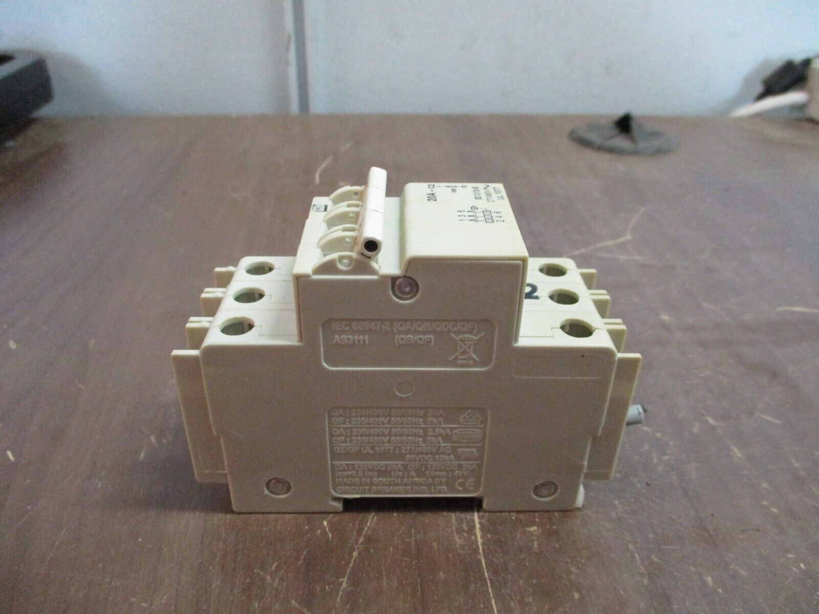 CBi Circuit Breaker QZ-3(13)-D-20 20A 277/480V 3P Used