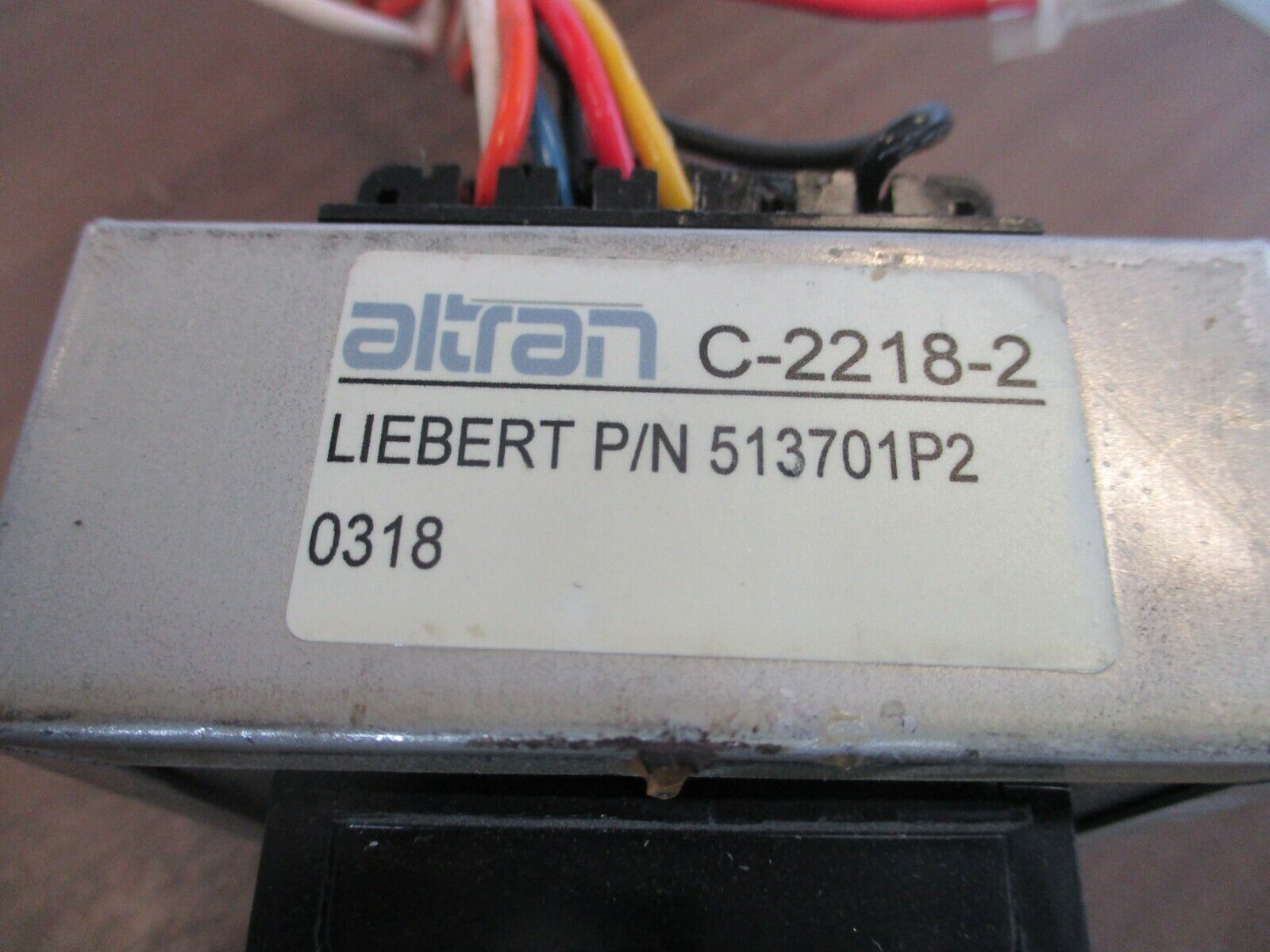 Altran Transformer C-2218-2 Leibert Part #: 513701P2 Used