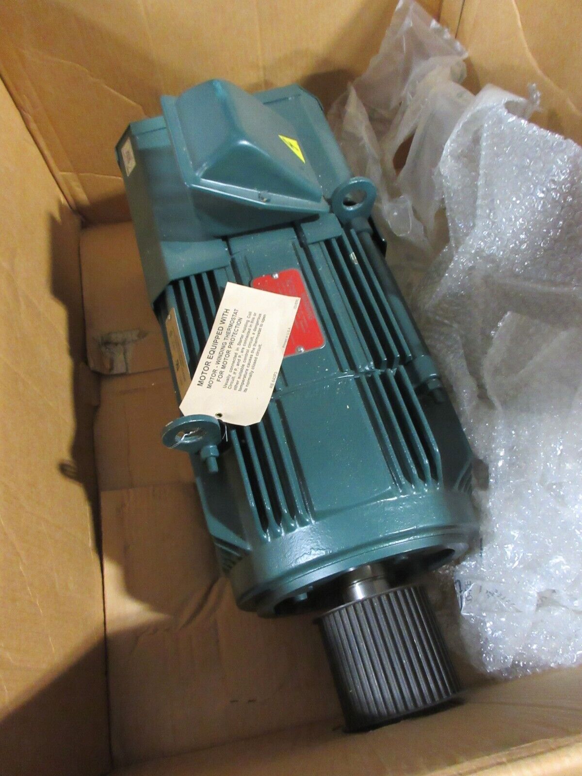 Baldor RPM AC Motor B459298 25HP 1800/3600RPM 460V 60/120Hz New Surplus