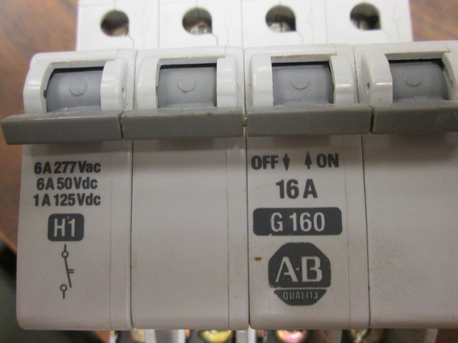 Allen-Bradley Circuit Breaker 1492-CB3-G160 4P 16A Used