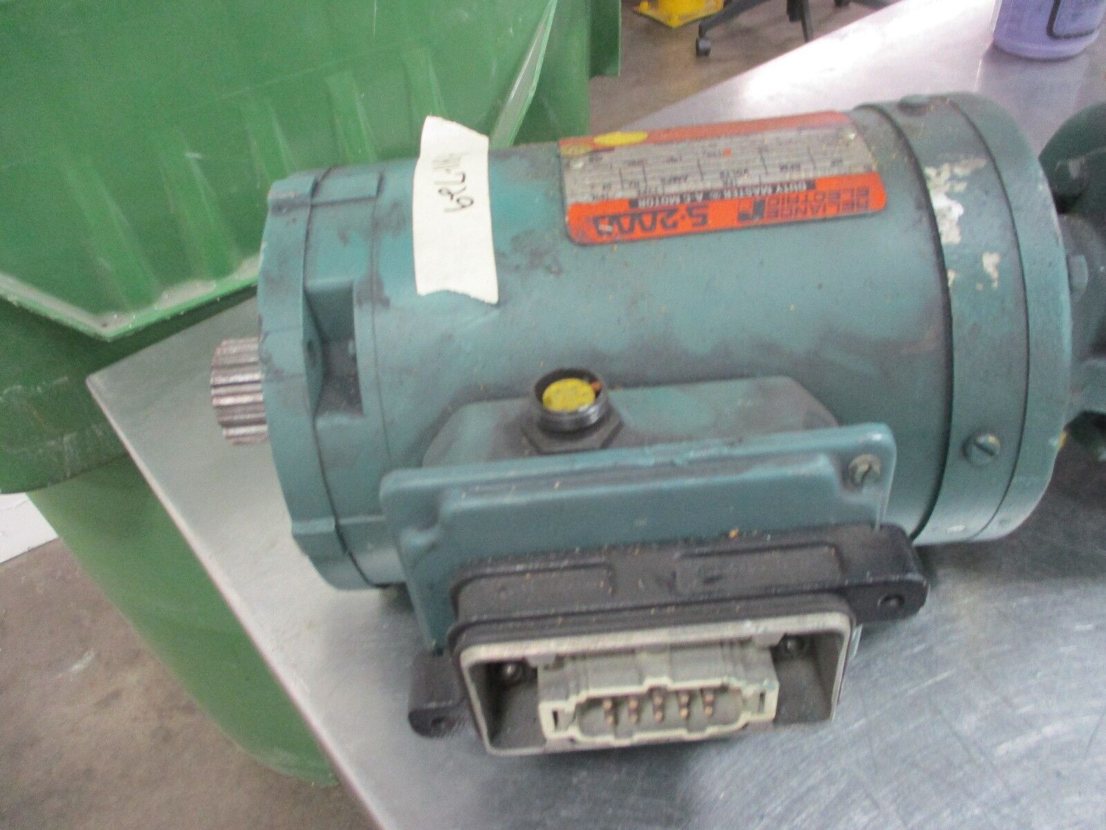 Reliance Duty Master AC Motor w/ Gear B79B3427M-RZ 1/2HP 1800RPM FR: FB56C Used