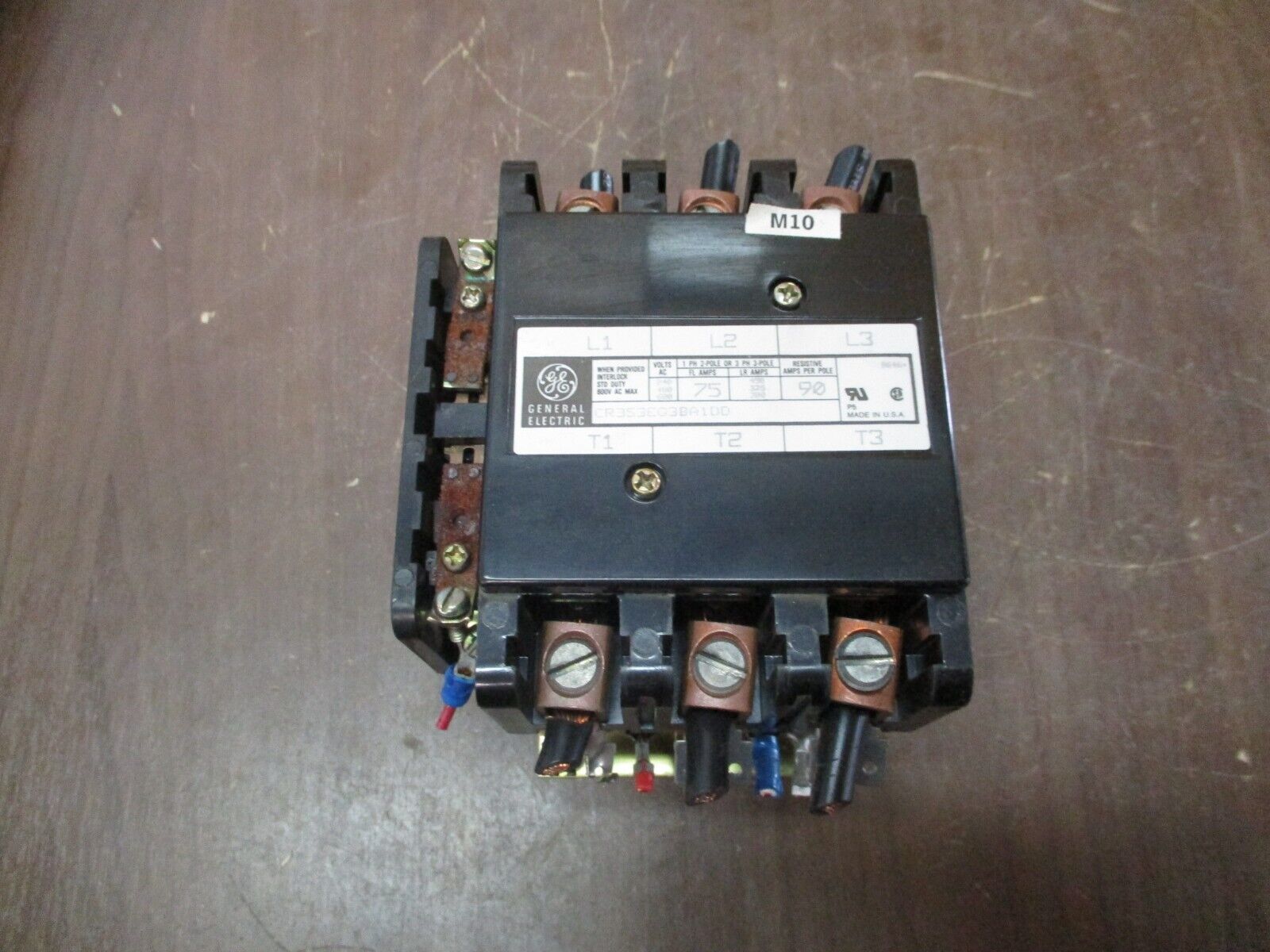 GE Contactor CR353EG3BA1DD 115-120V Coil 75A 600V Used