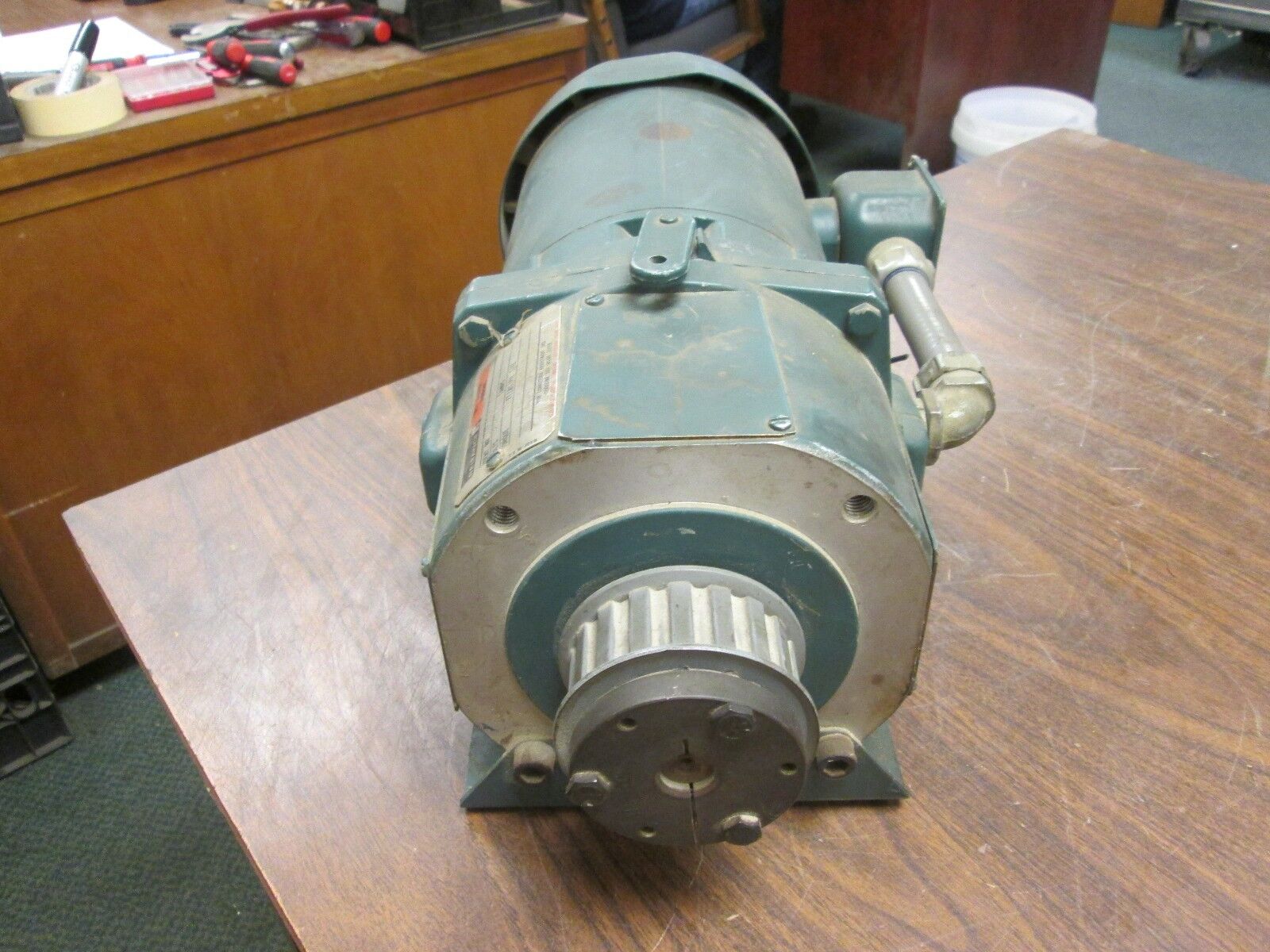 Reliance AC Motor P56H1337N 3/4HP 1725RPM Frame: FB56C 230/460V 3.44/1.72A Used