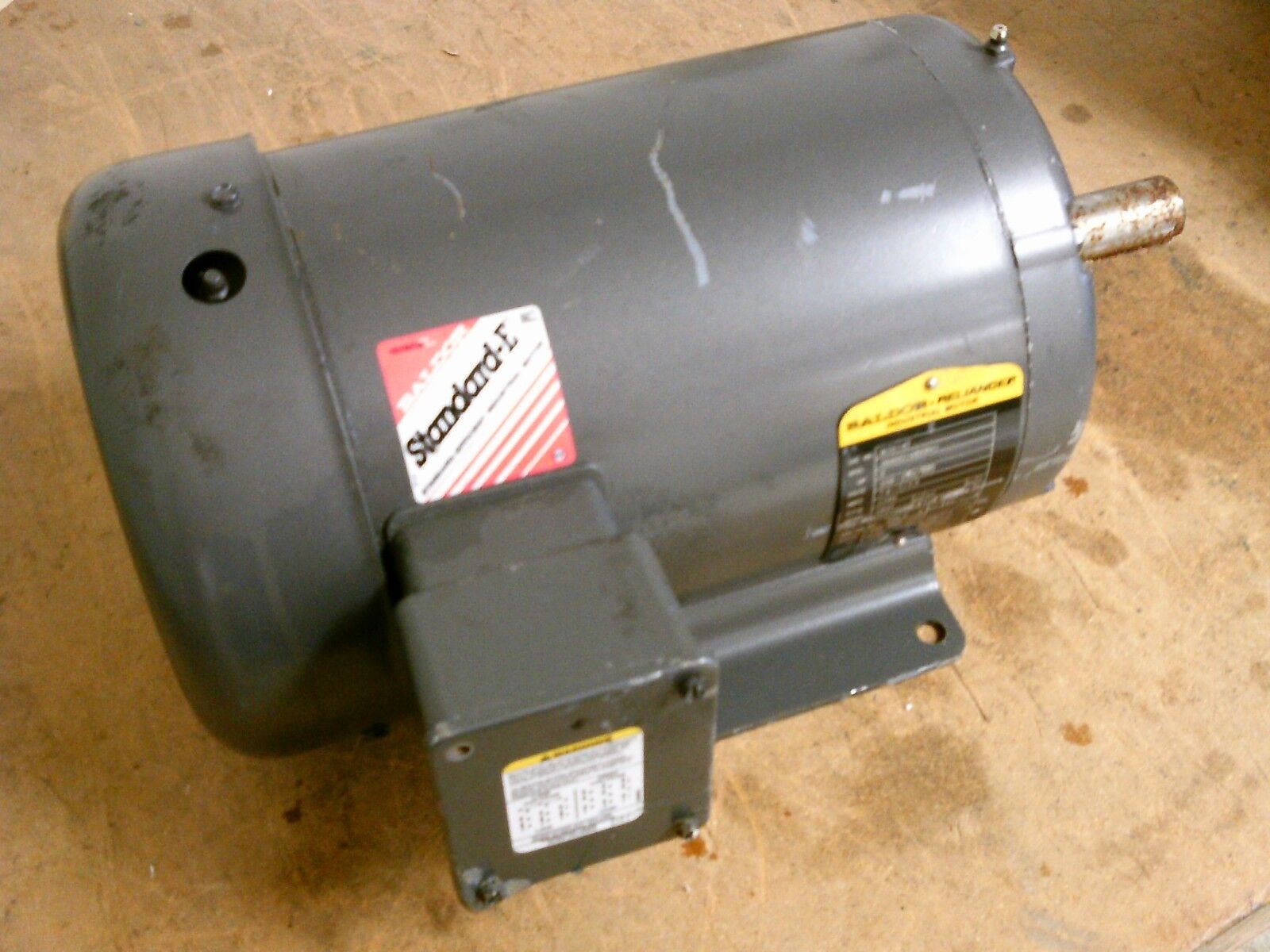 Baldor AC Motor M3614T 2HP 1200RPM 208-230/460V 7.6-7/3.5A 60Hz 3Ph Used