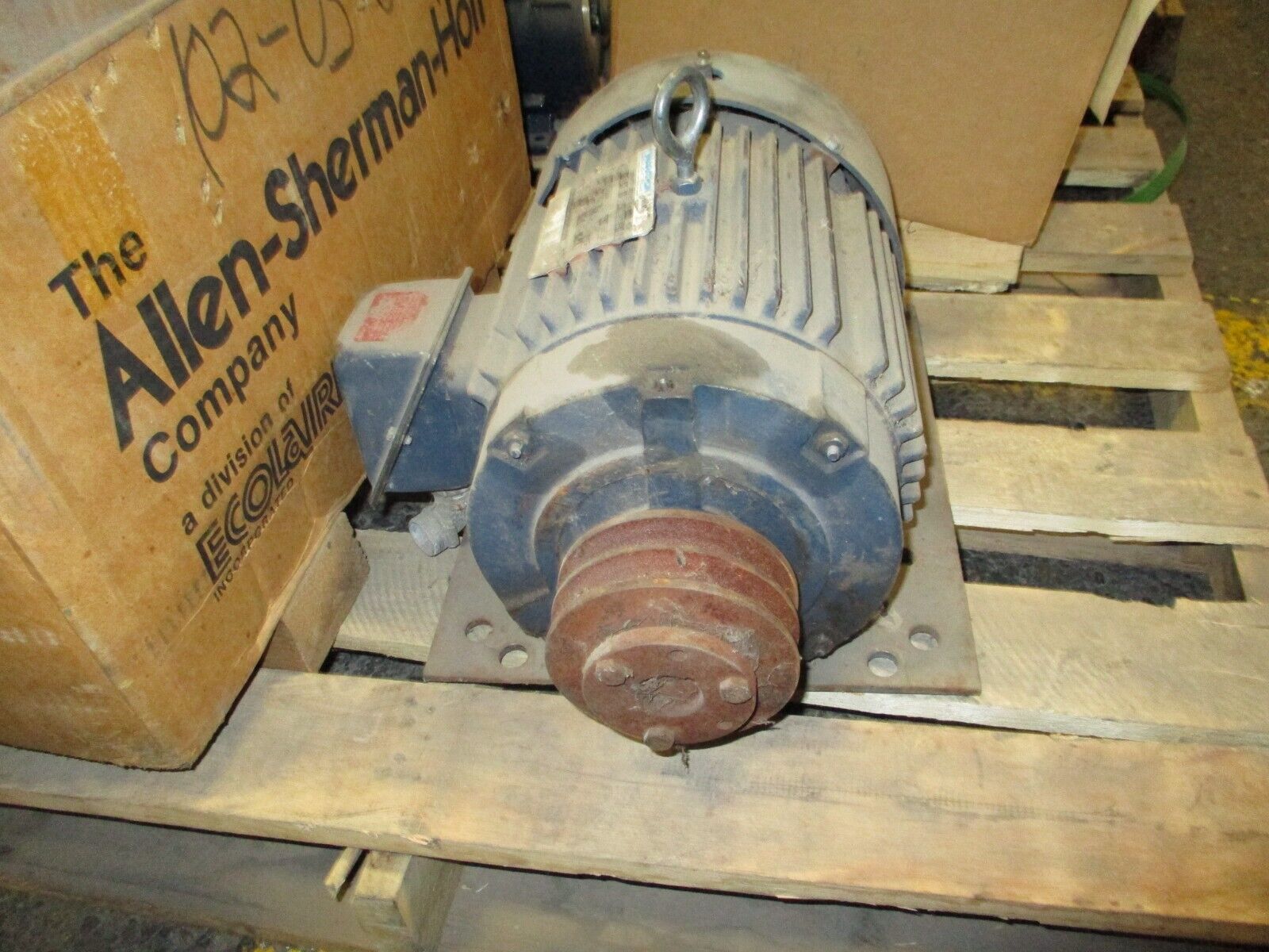 Marathon Motor 184TTFC4026BD 5HP 1800RPM 208-230/460V 14-13/6.5A 3Ph 60Hz Used