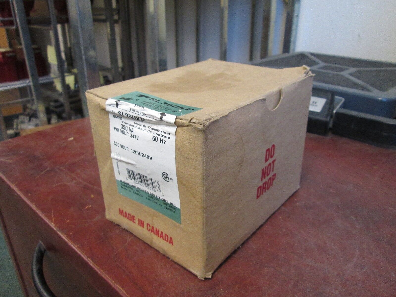 Hammond Control Transformer SL350KP 350VA Pri 347V Sec 120/240V New Surplus