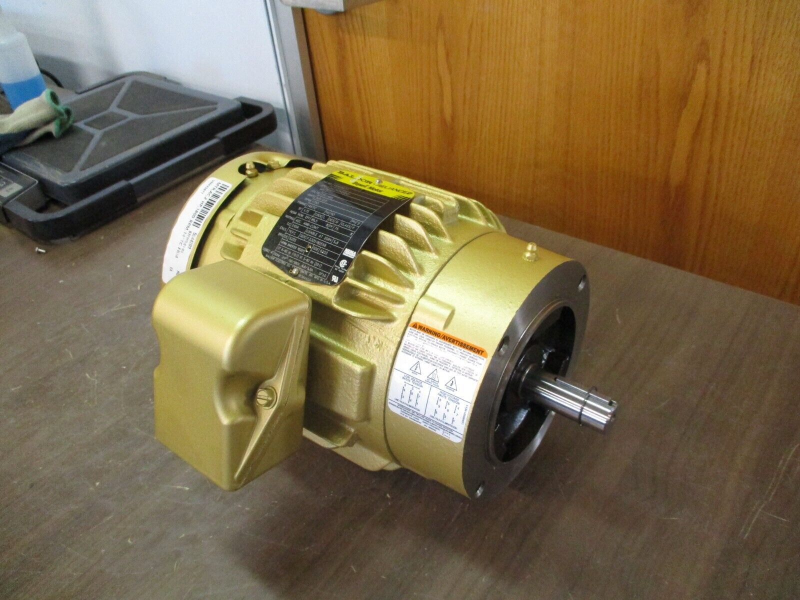 Baldor Motor VEM3587T 2HP 230/460V 5.8/2.9A 1800RPM 3Ph 60Hz New Surplus