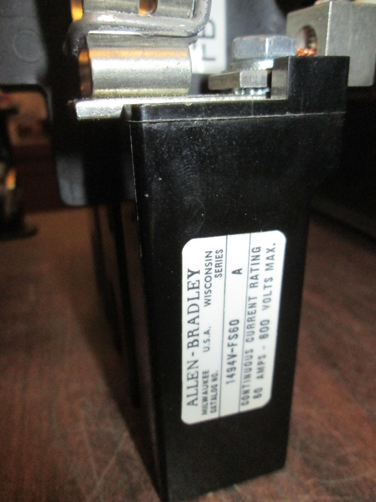 Allen-Bradley Disconnect Switch 1494V-DS60 60A 600V 3P Used