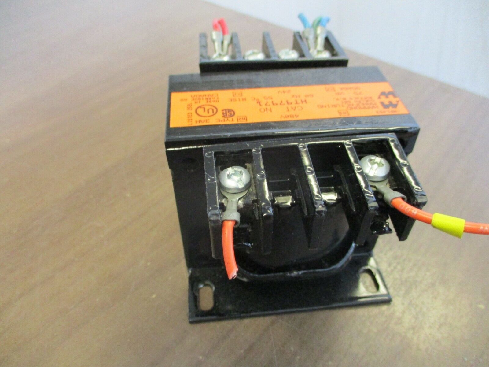 Hammond Type 3AH Transformer HT97971 75VA Pri: 480V Sec: 24V 60Hz Used