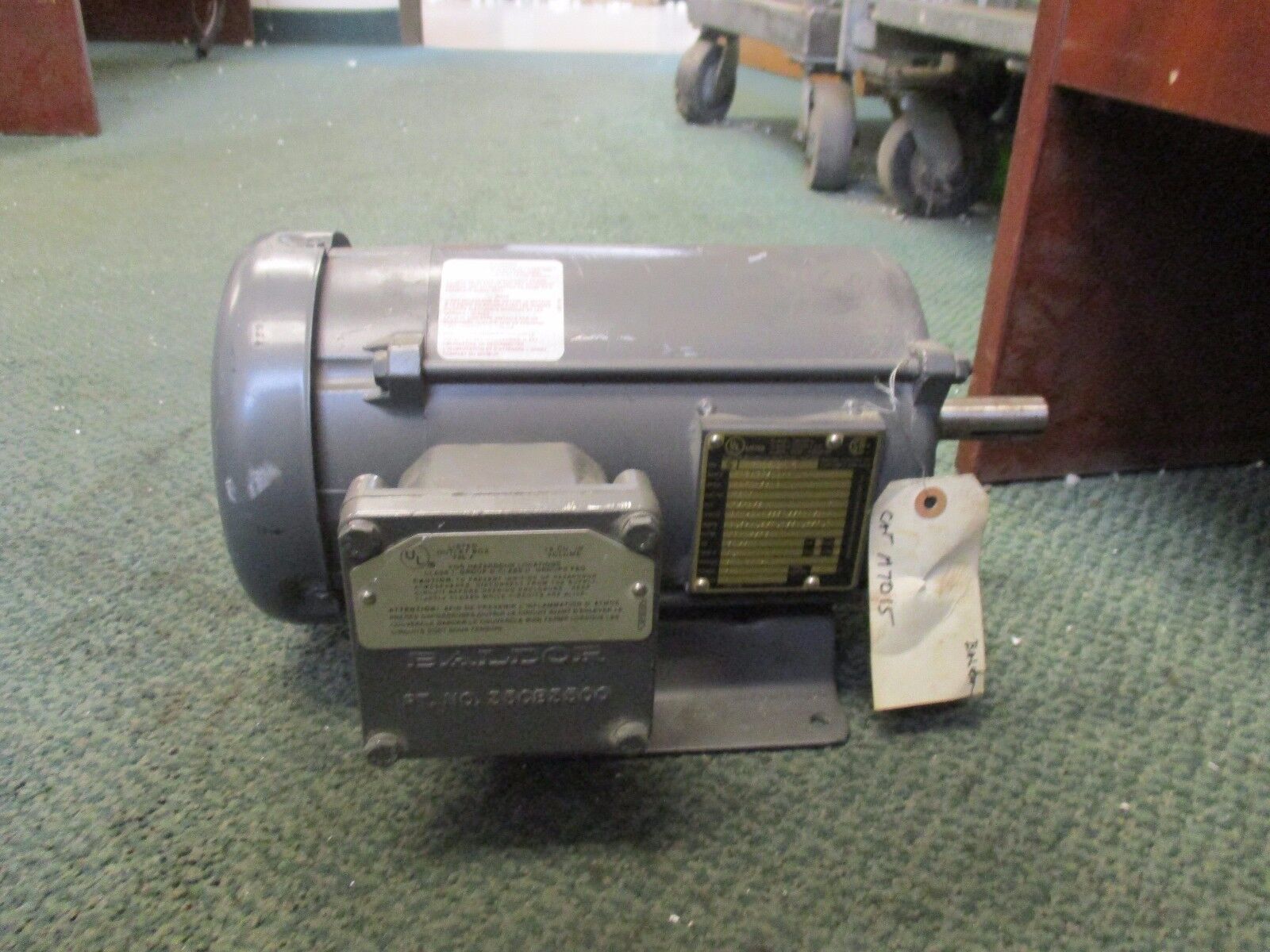 Baldor AC Motor M7015 1//3/4HP 1725/1450RPM New Surplus