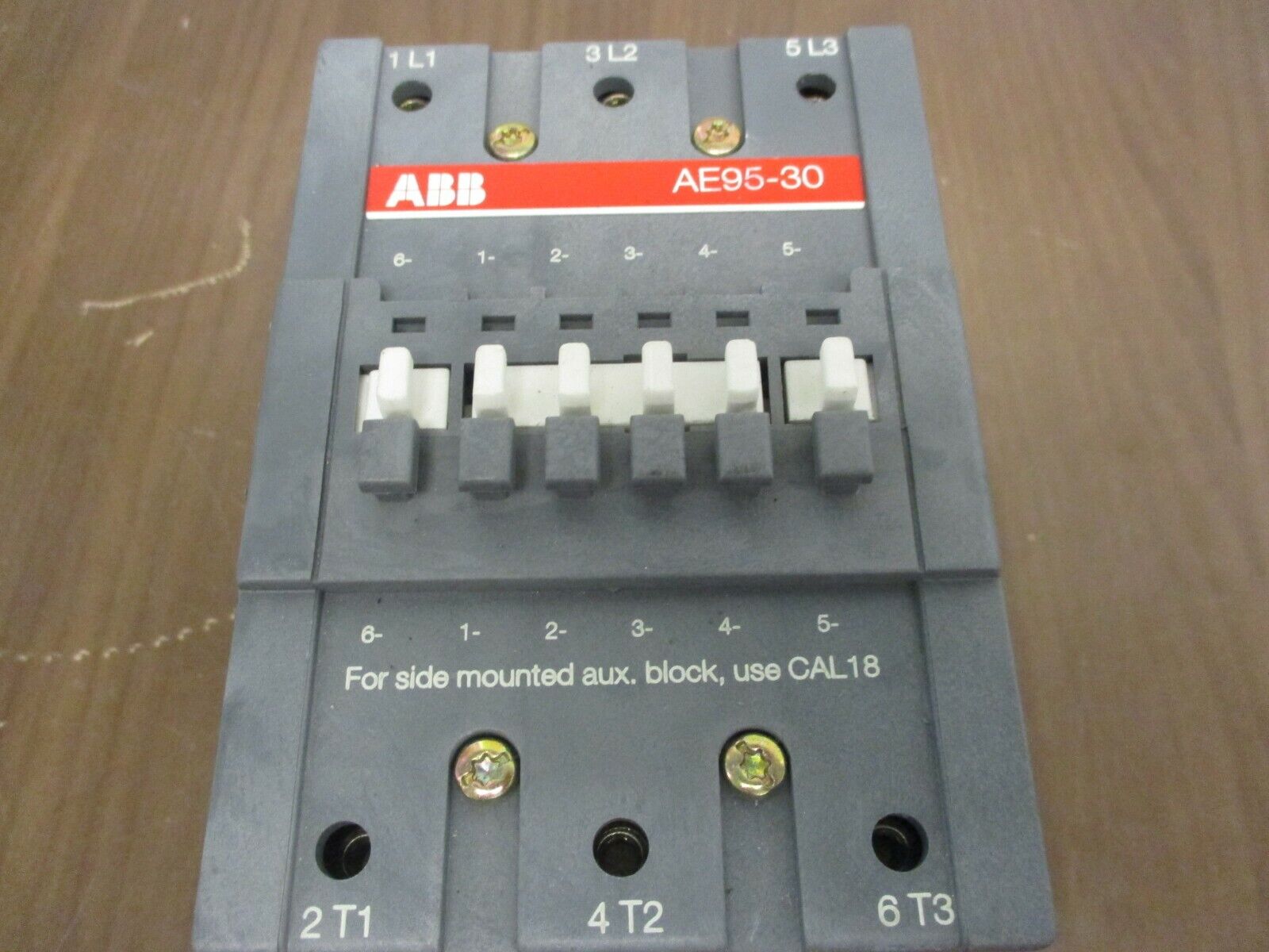 ABB Contactor AE95-30 48VDC Coil 125A 600V w/ (2) Aux Contacts Used