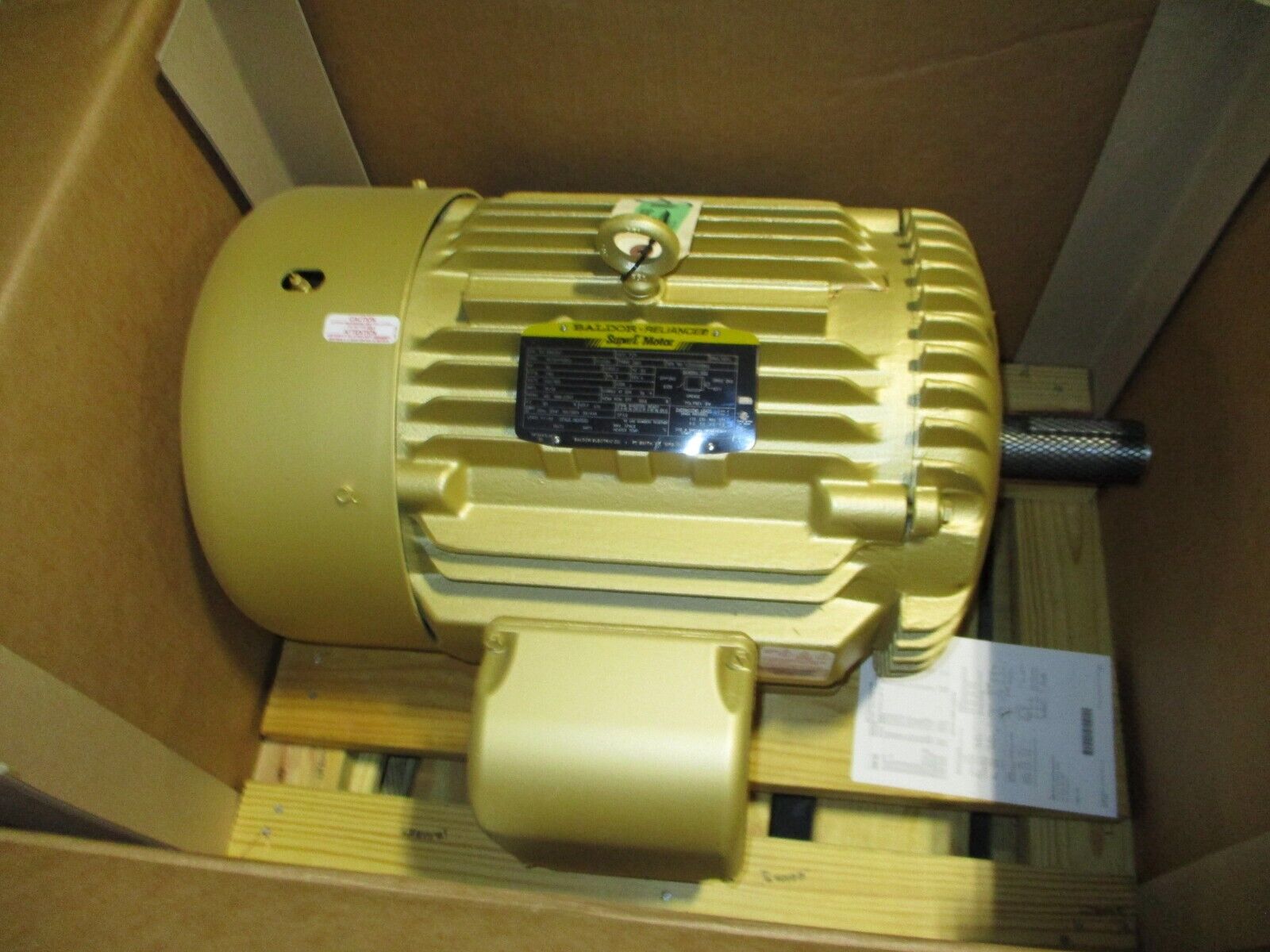 Baldor Motor EM4104T 30HP 1800RPM 230/460V 76/38A 3Ph 60Hz New Surplus