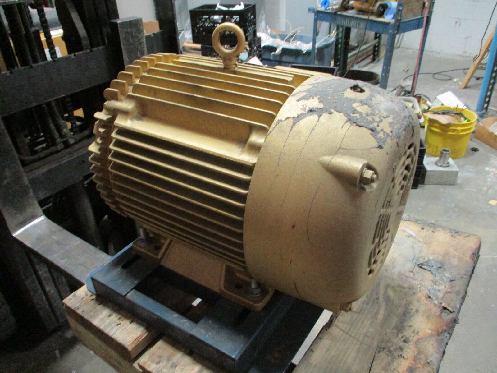 Baldor Super-E AC Motor EM4114T 50HP 3600RPM 230/460V 3Ph 60Hz TEFC New Surplus