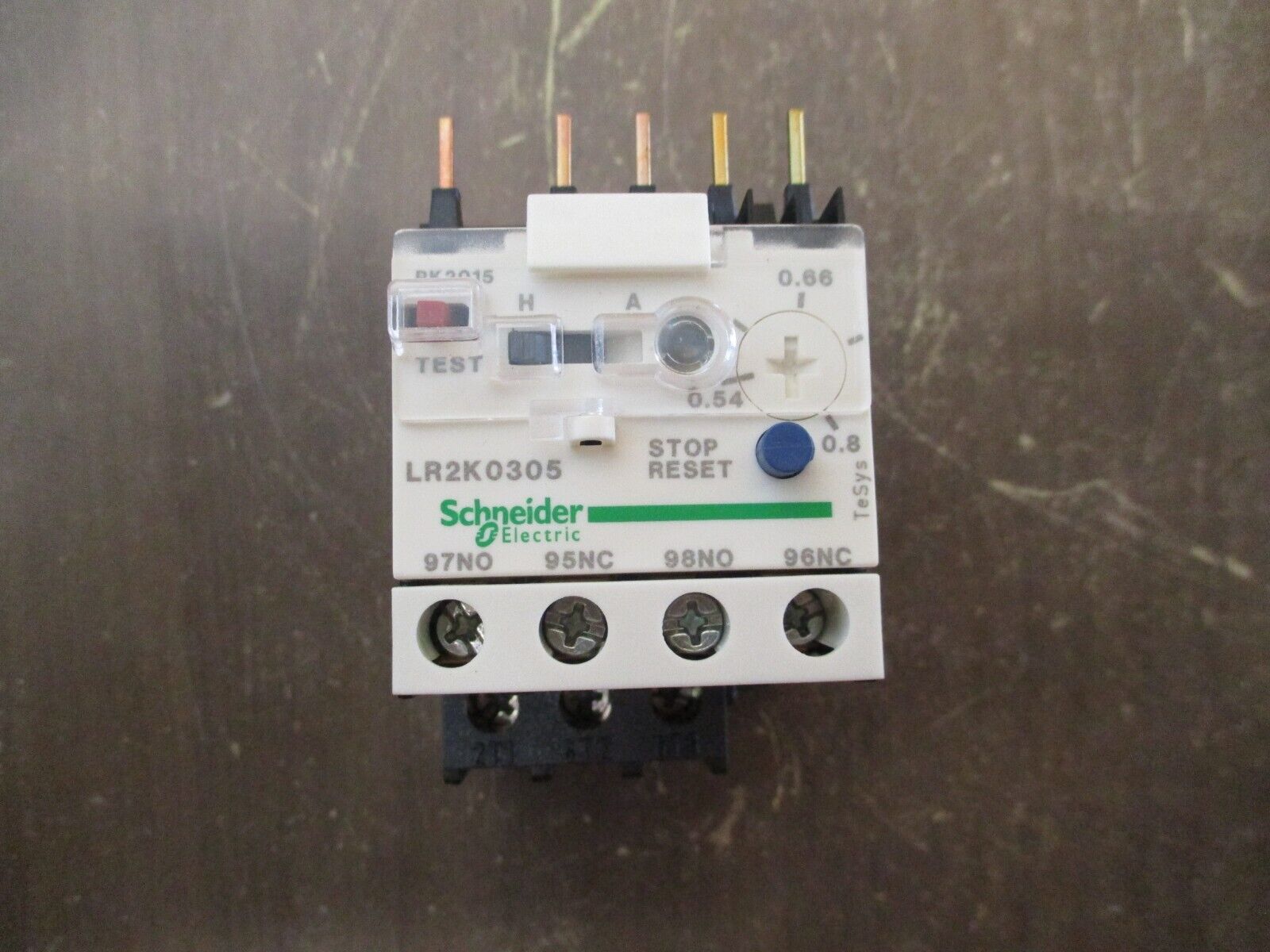 Schneider Electric Solid State Overload LR2 K0305 Trip: 0.54-0.8A New Surplus