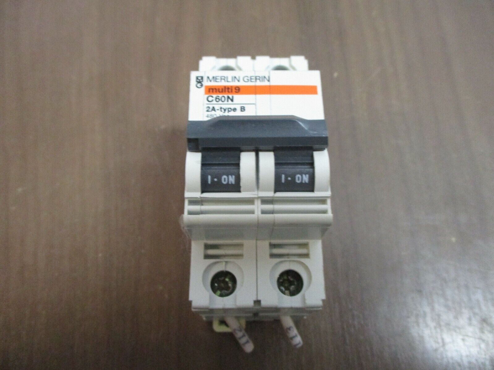 Merlin Gerin Multi9 Type B Circuit Breaker C60N-2P-2A-B 2A 480V 2P Used