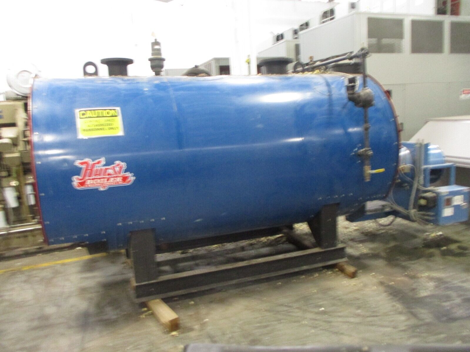 Hurst Series 500 Firetube Boiler 100HP 500 SQ FT Heating Surface MFD 2005 Used