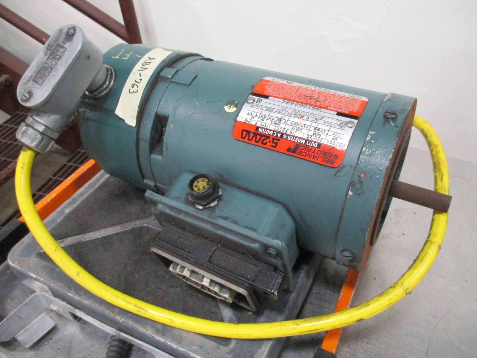 Reliance S-2000 Duty Master AC Motor w/ Brake B79B4135M-XZ 1/2HP 1800RPM Used