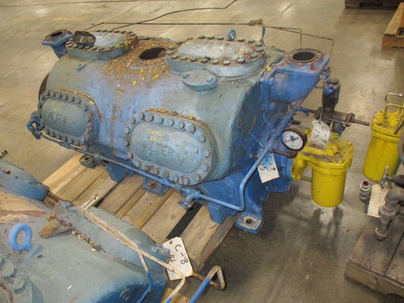 Vilter Reciprocating Ammonia Compressor 4412 12 Head Used