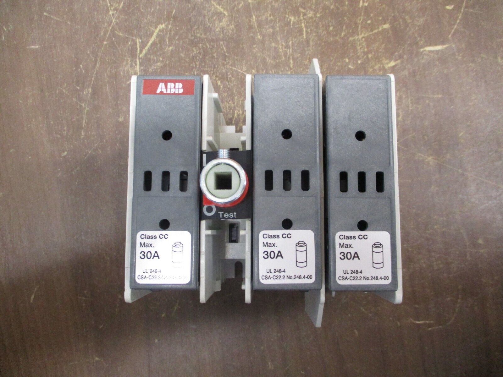 ABB Fusible Disconnect Switch OS30FACC12 30A 3P New Surplus