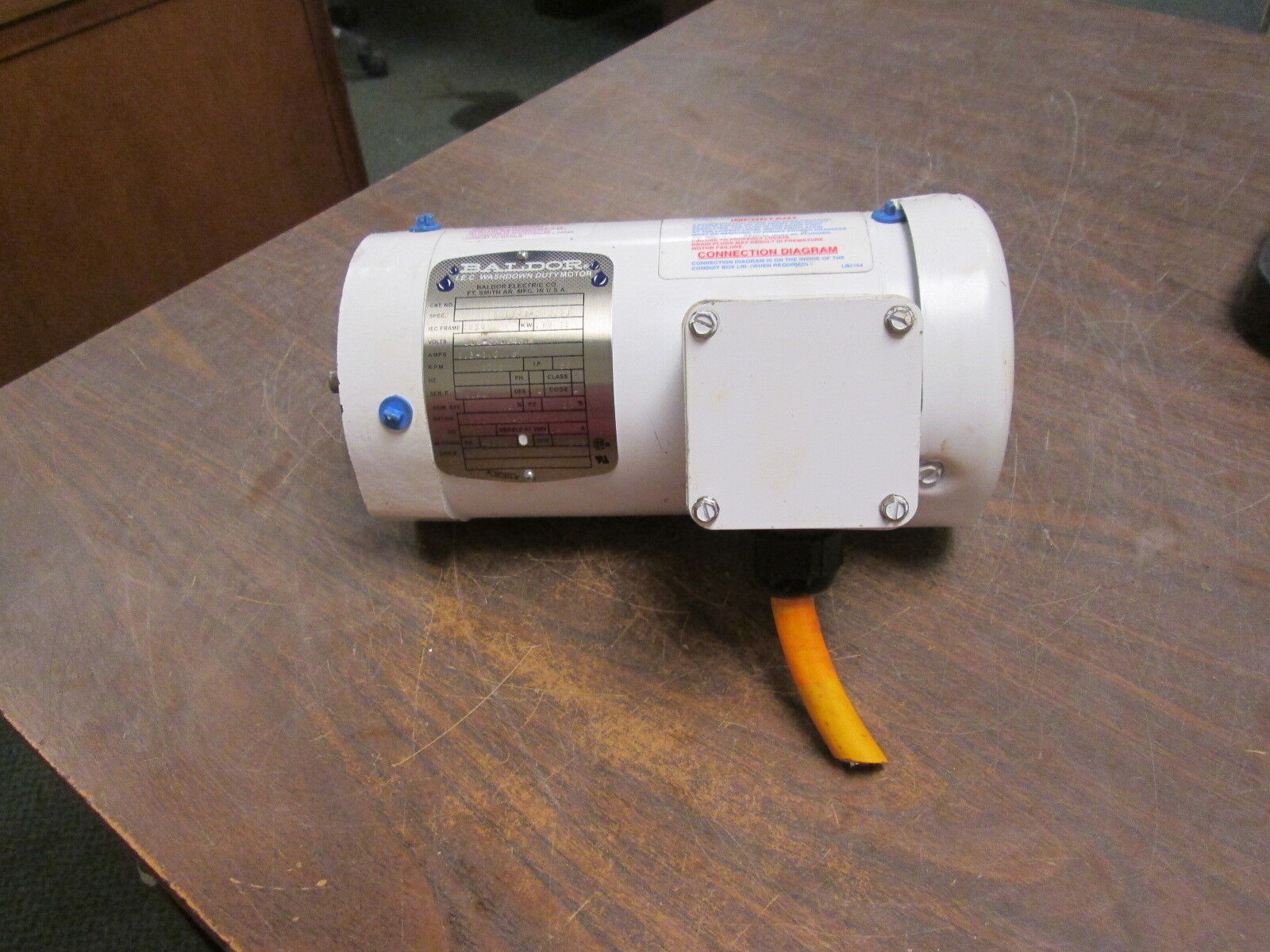 Baldor IEC Washdown Duty Motor 33E241-0422G1 .19KW 1800RPM FR: D63C Used