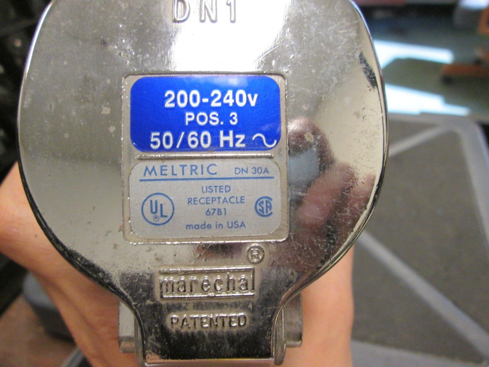 Meltric  Receptacle w/ Base  19-10033S-DP  30A   600V