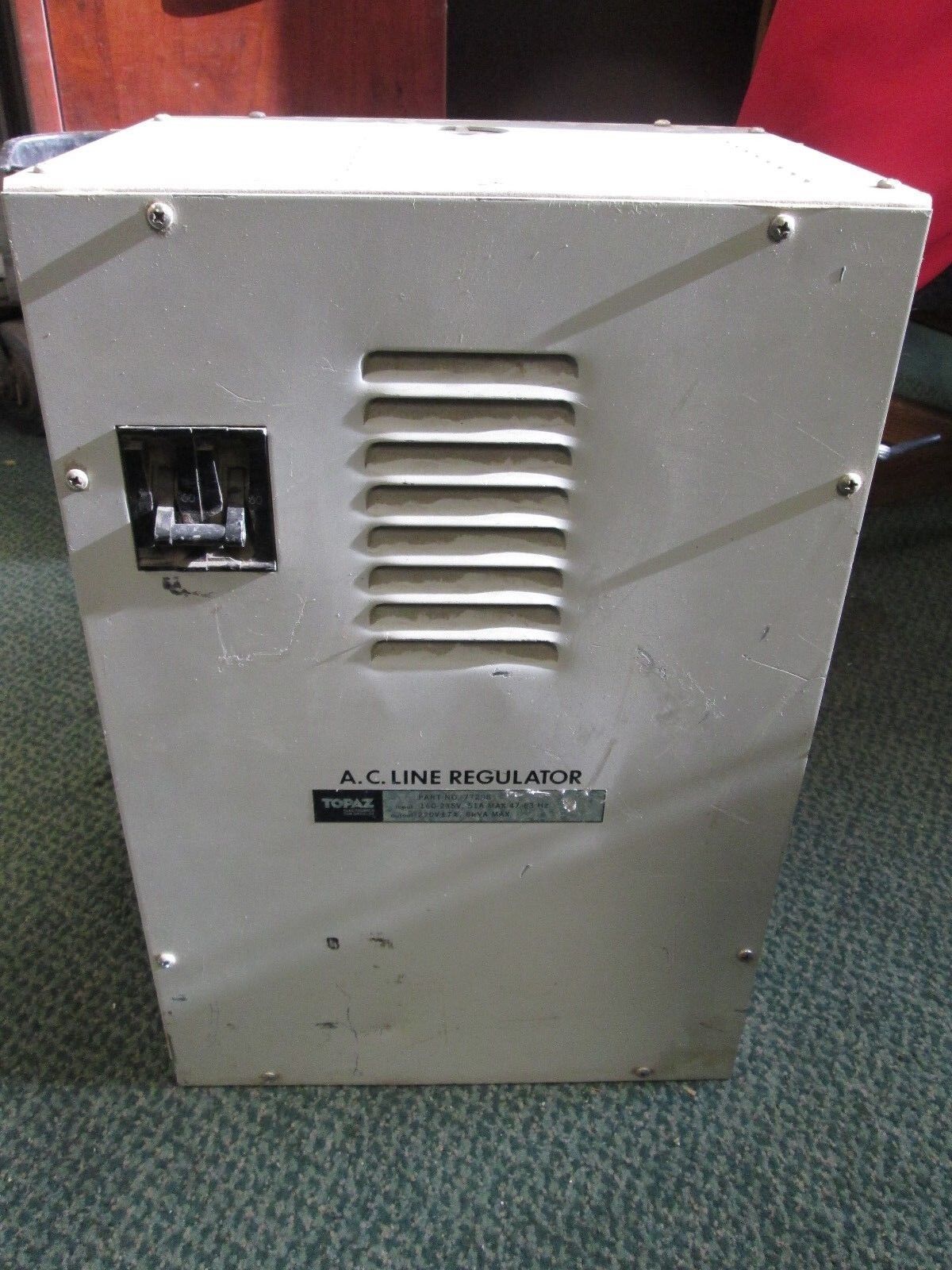 Topaz AC Line Regulator 77208 8KVA Used