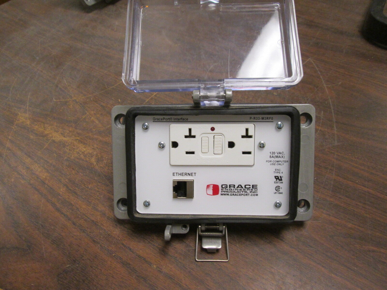 Grace Engineered Products Grace Port Interface P-R33-M3RF0 120VAC 5A Used