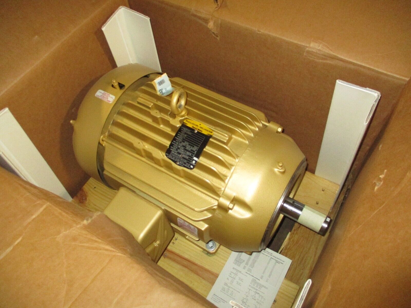 Baldor Motor CEM2394T 15HP 3600RPM 230/460V 35/17.5A 3Ph 60Hz New Surplus