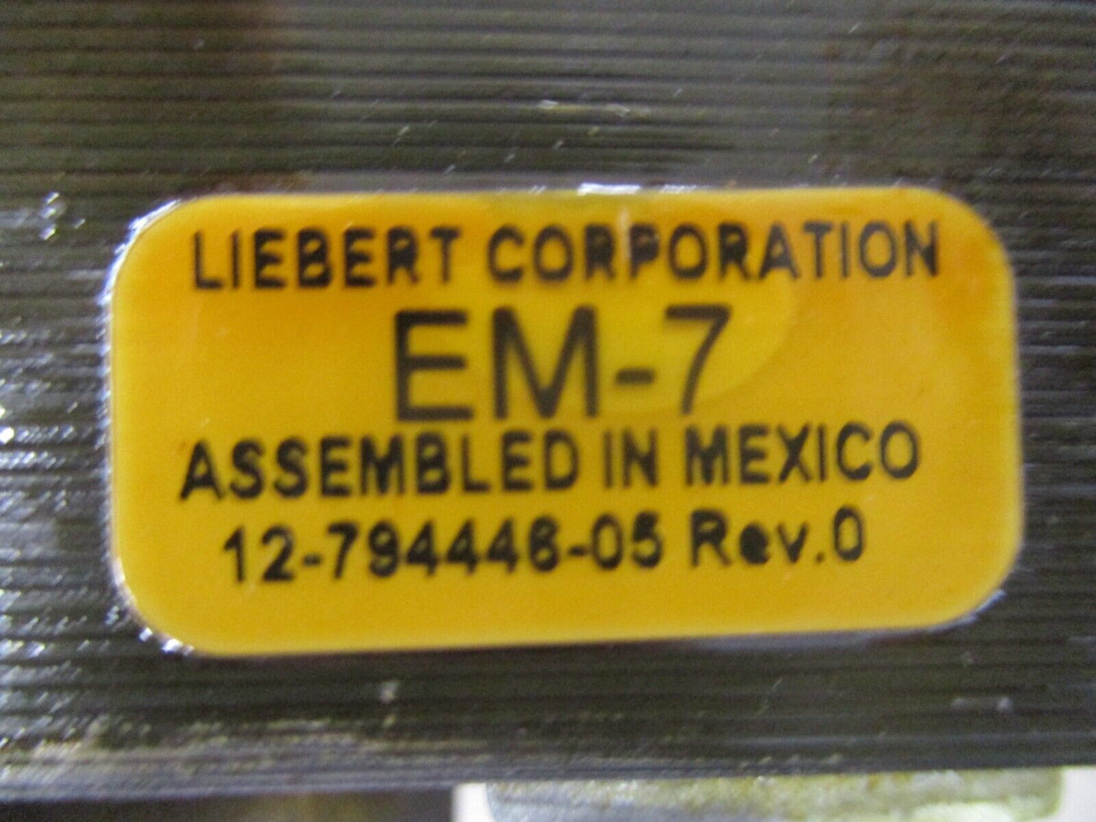 Liebert Transformer 12-817915-00 Rev. 8 PRI: 208/460/480/575/600 V Used