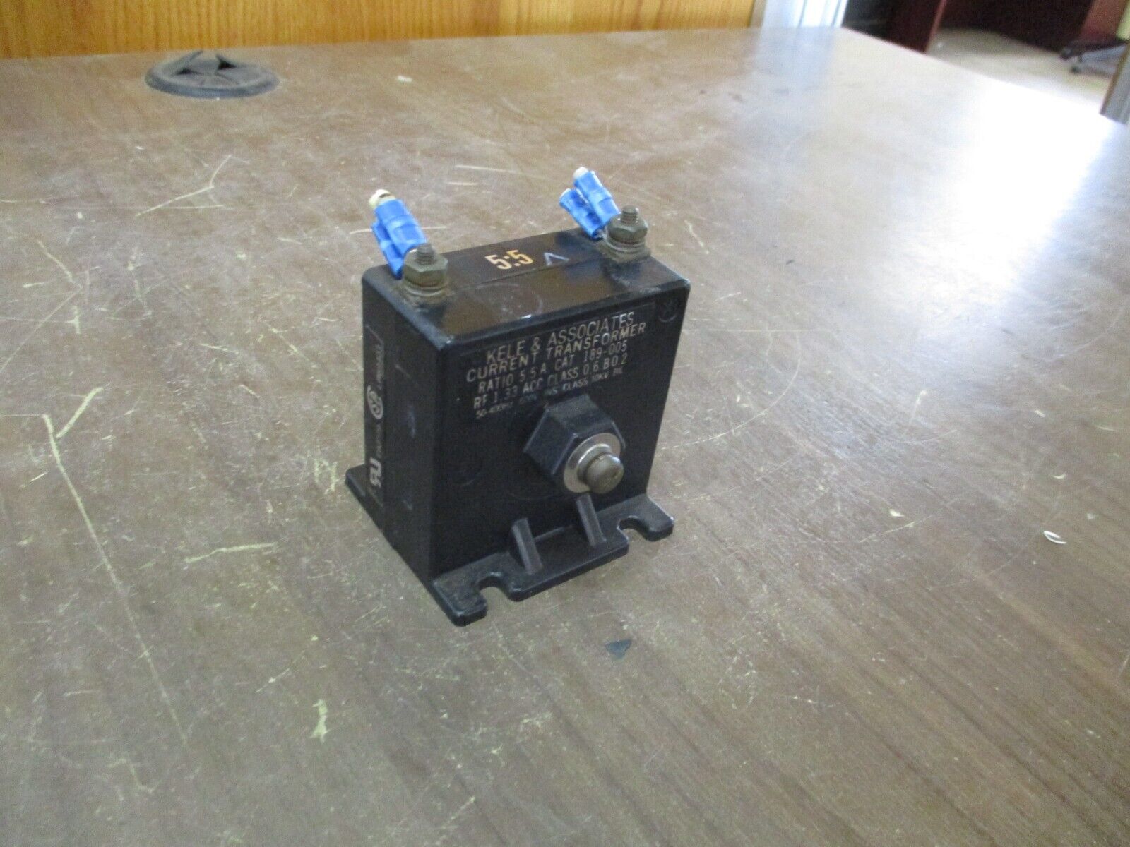 Kele & Associates Current Transformer 189-005 Ratio 5:5A 600V 50-400Hz 10kV BIL