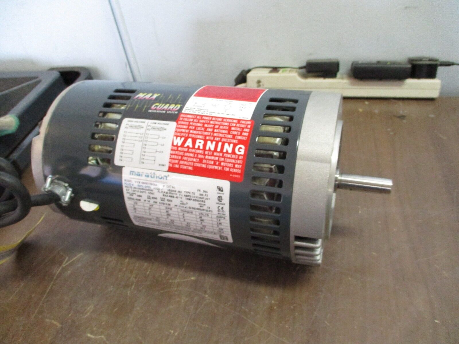 Marathon Motor V V M 56H8O15508A K 1HP 850 RPM 200-230/460 200/380V Used