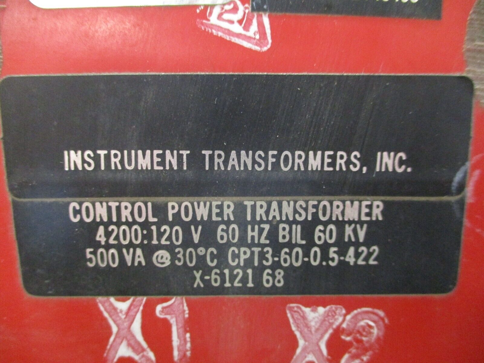 Instrument Transformers Control Power Transformer CPT3-60-0.5-422 60Hz 500VA