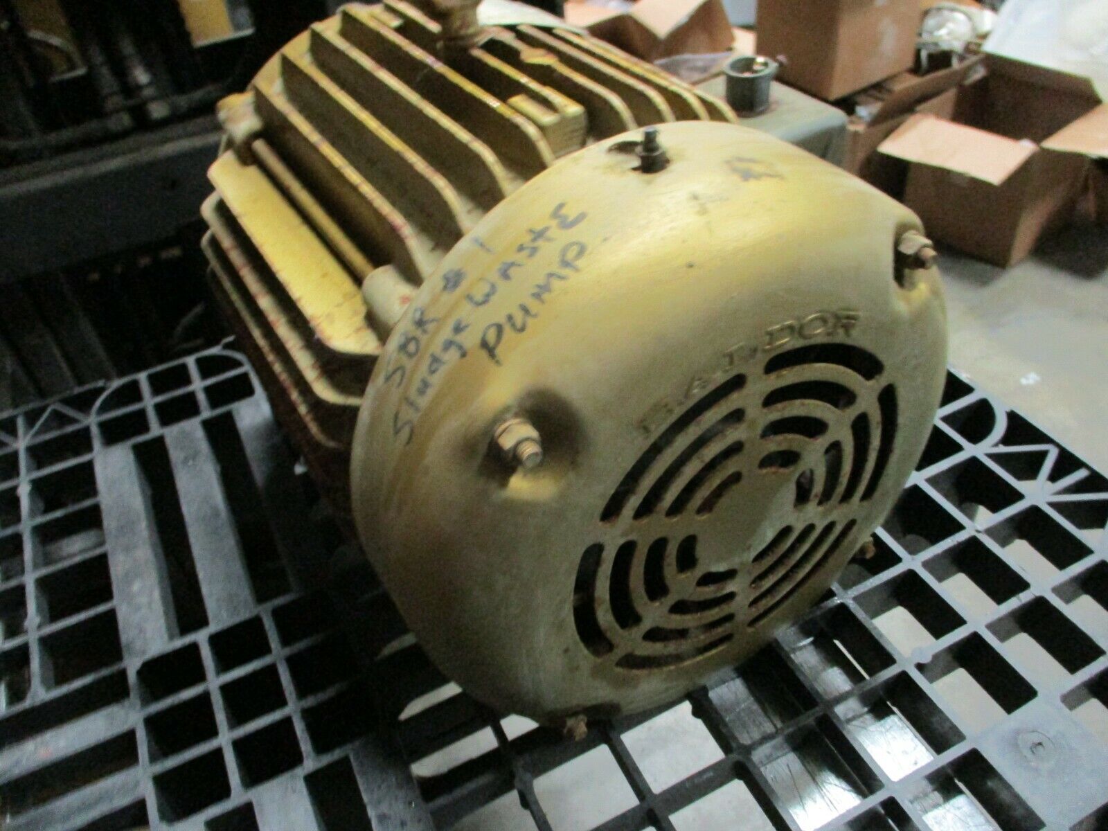 Baldor Super-E AC Motor EM2276T 7.5HP 1200RPM 254T Frame TEFC Enc. Used