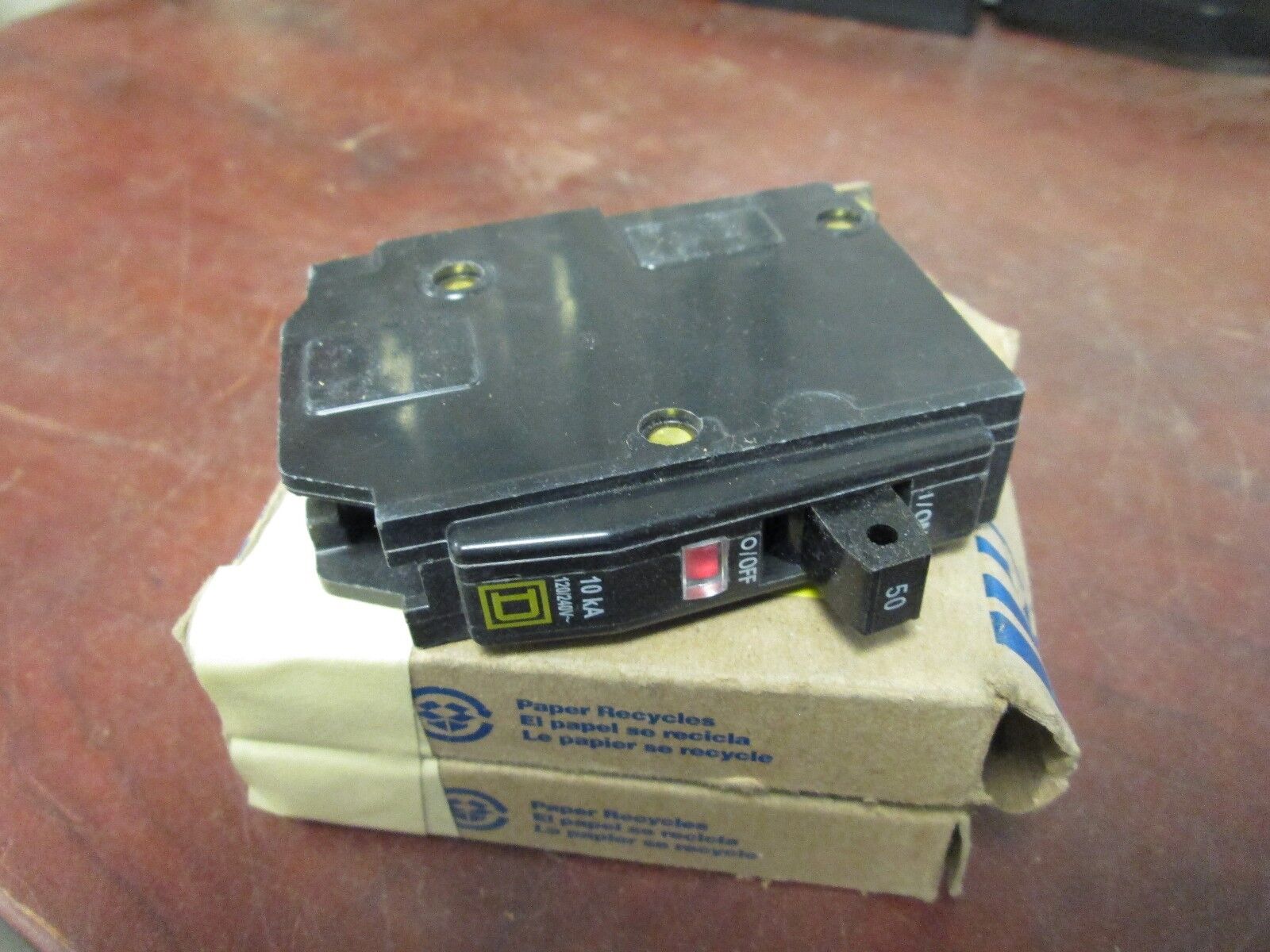 Square D QO Circuit Breaker QOB150 50A 120/240V 1P *Lot of 2* New Surplus