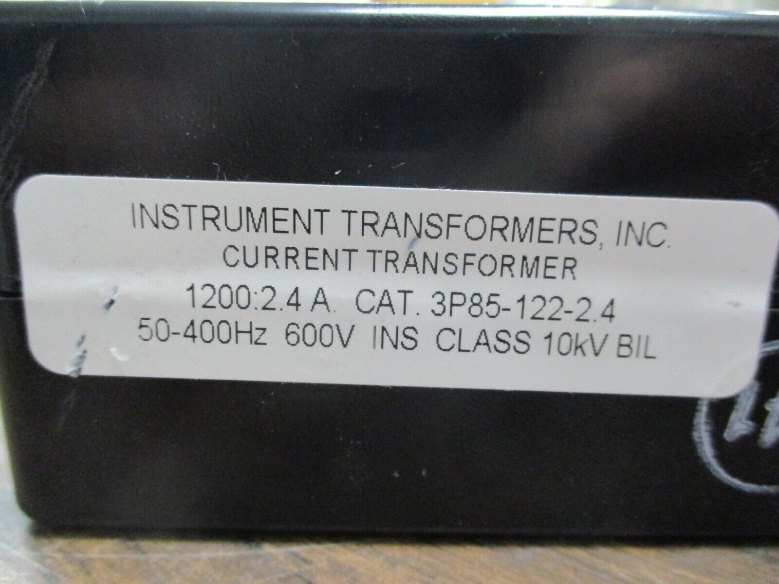 Instrument Transformers Current Transformer 3P85-122-2.4 Ratio 1200:2.4A 600V