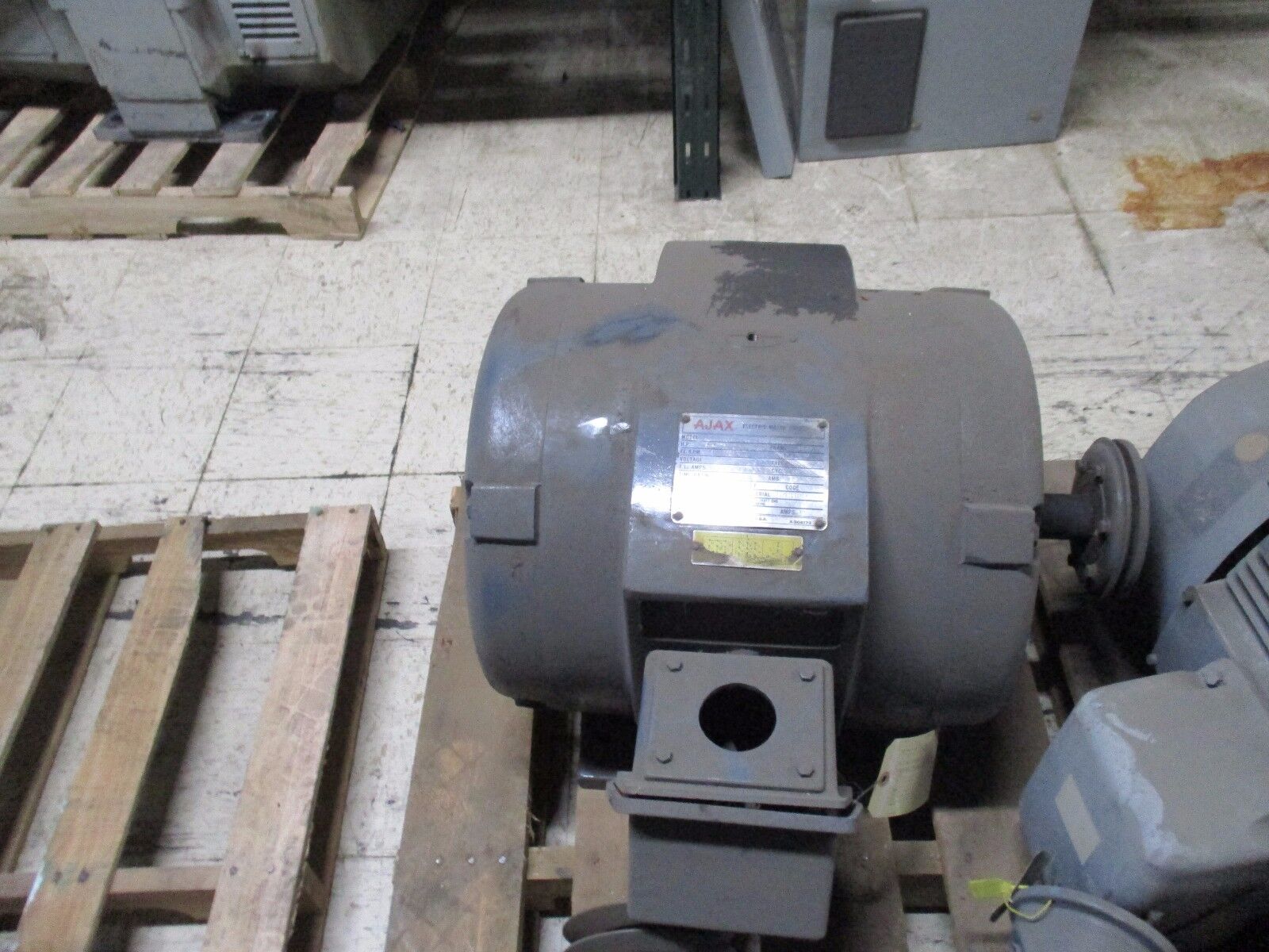 AJAX AC Motor 75HP 3550RPM 230/460V 184/92A Frame: 364TS Used