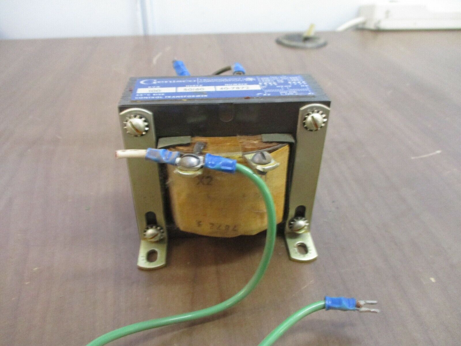 Genisco Control Transformer 40-7872 0.100kVA Pri: 240/480V Sec: 120V 50/60Hz