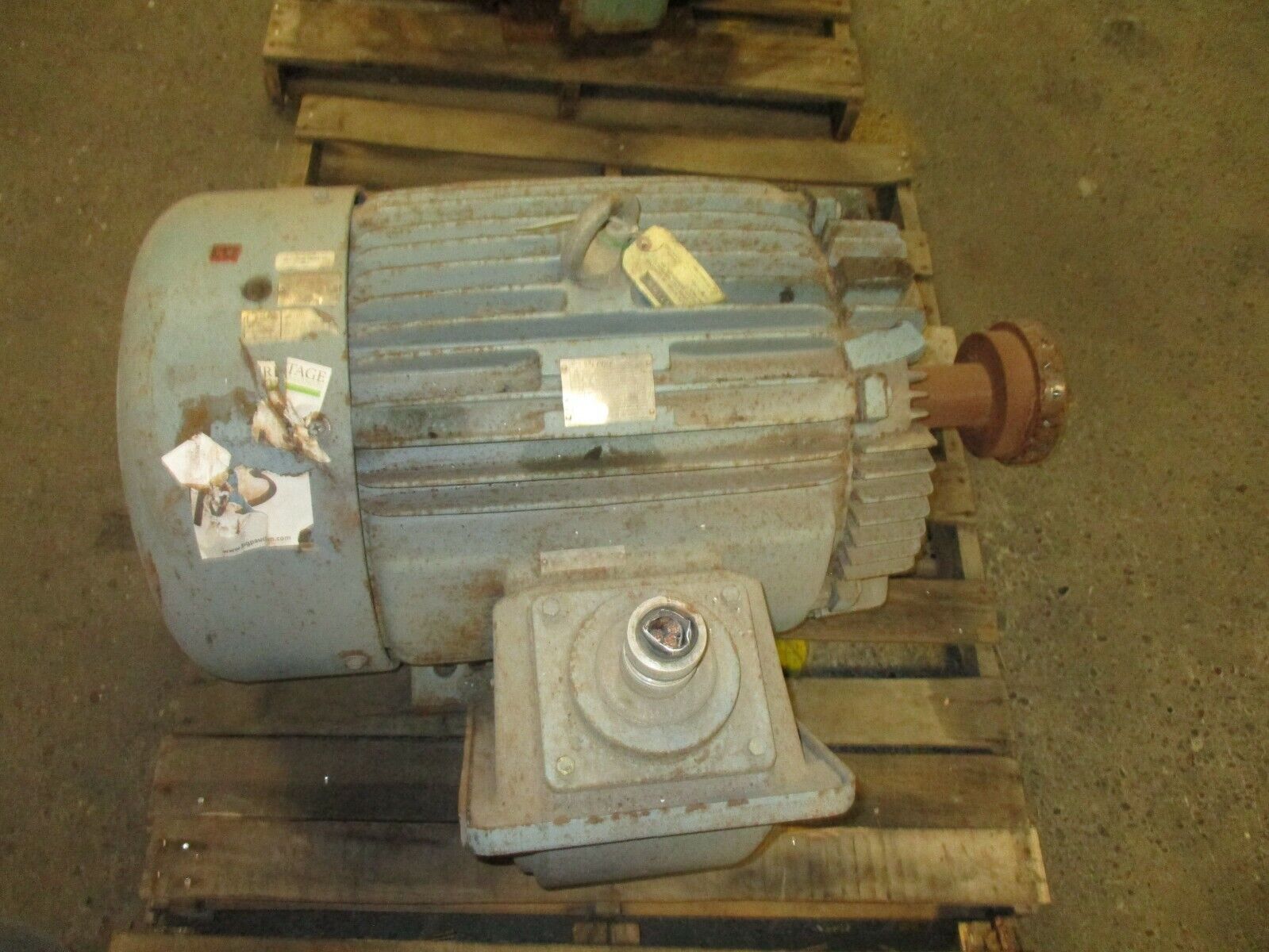 Westinghouse Motor PDH10004TE2 100HP 1800RPM 230/460V 224/112A 3Ph 4P 60Hz Used