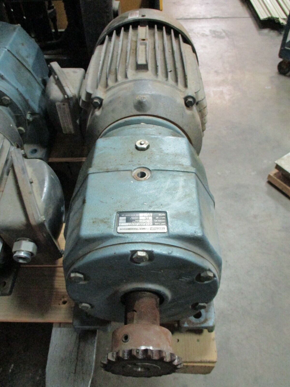 Baldor/Textron Gearmotor IDXM7554T/M082012.BANL1------D Ratio 12:1 15HP Used