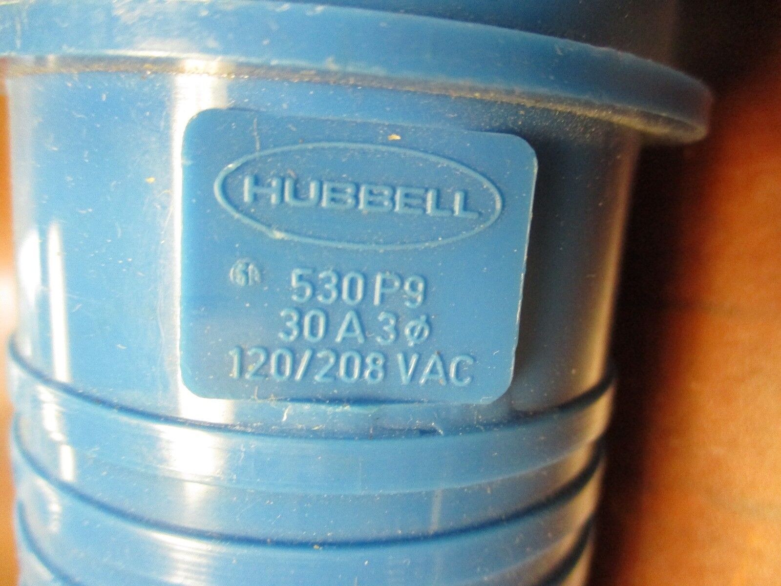 Hubbell Plug 530 P9 30A 120/208V 3Ph Used