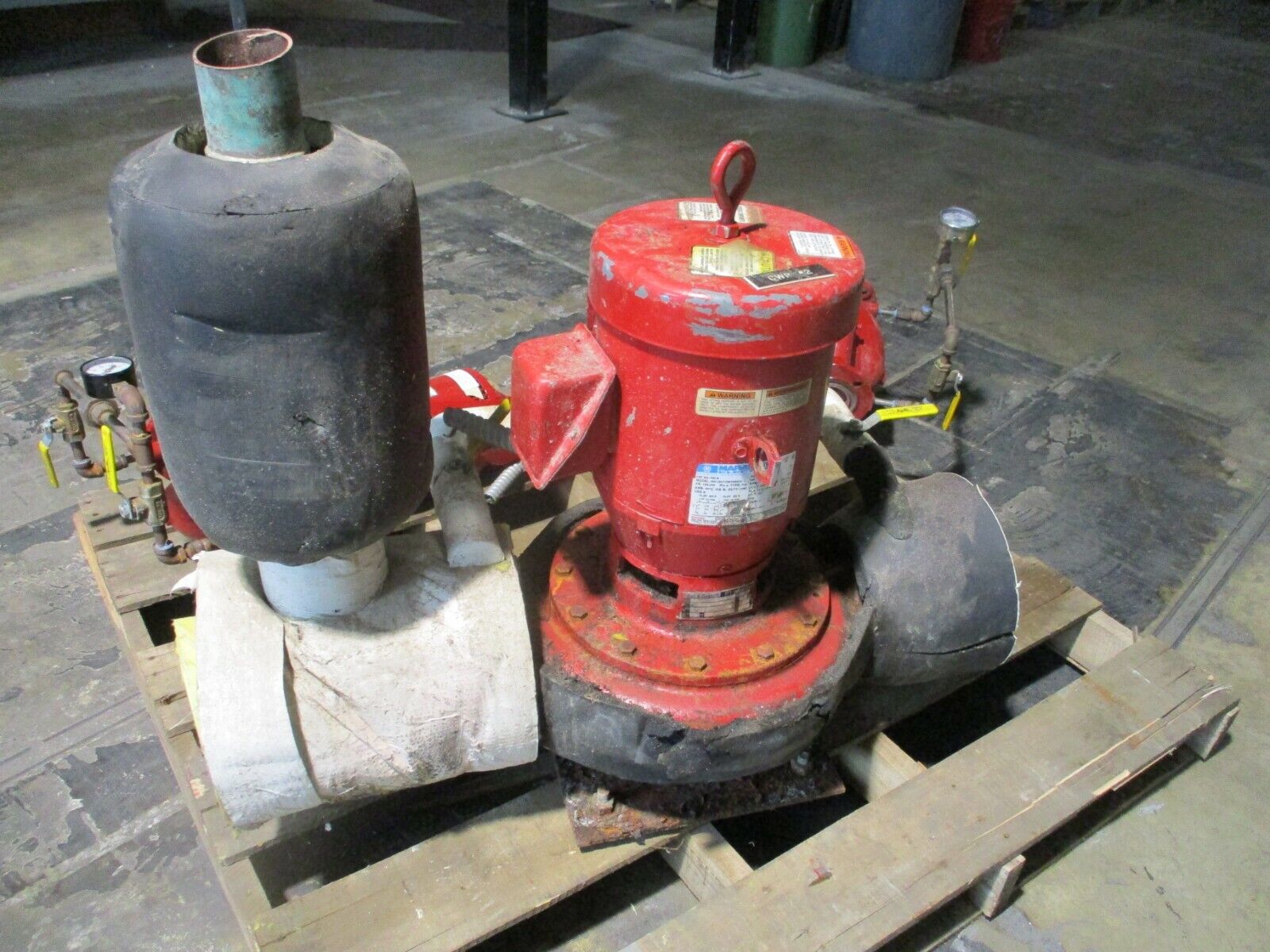 Bell & Gossett Pump 80BF8.125 2.5X9.5B 125GPM 60FT Head 5HP 1800RPM Used