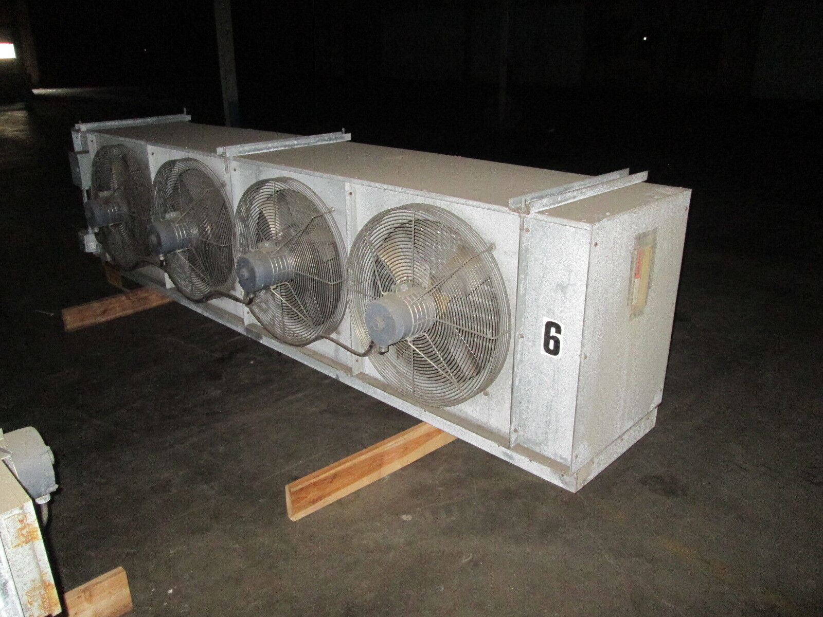 McCormack Ammonia Evaporator 74CD64CXAI-X-U-LEFT 4-Fan .3HP MFD: 1998 Used