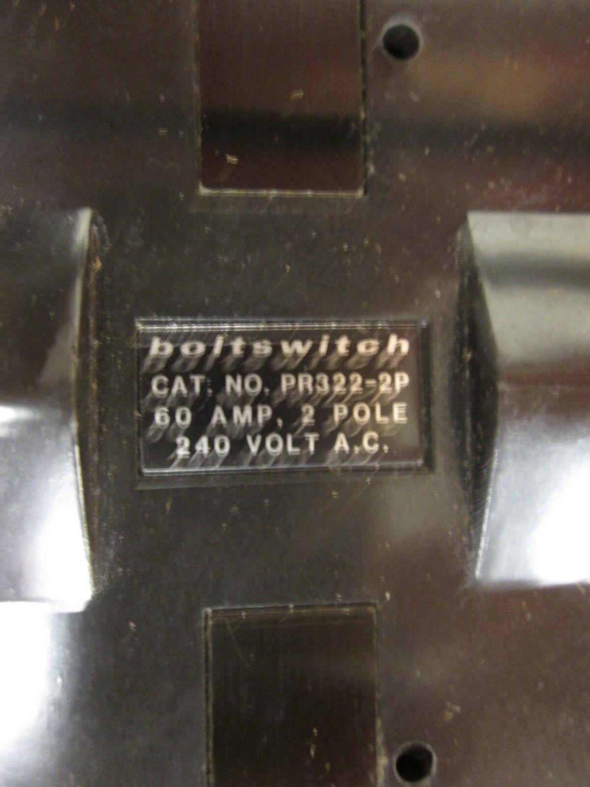 Boltswitch  Fuse Pullout Switch  PR 322-2P  60A  240V  2P  New Surplus