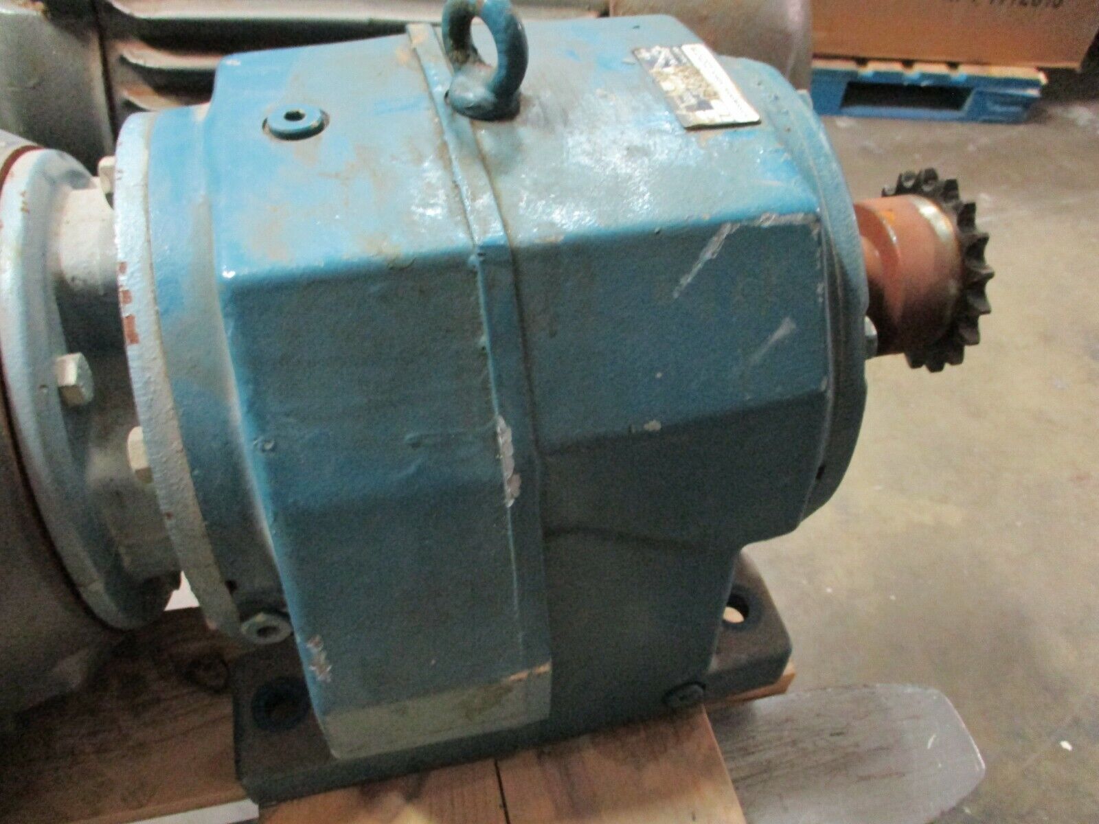 Baldor/Textron Gearmotor IDXM7570T/M082011.BANL1-----D 10HP Ratio 11:1 Used