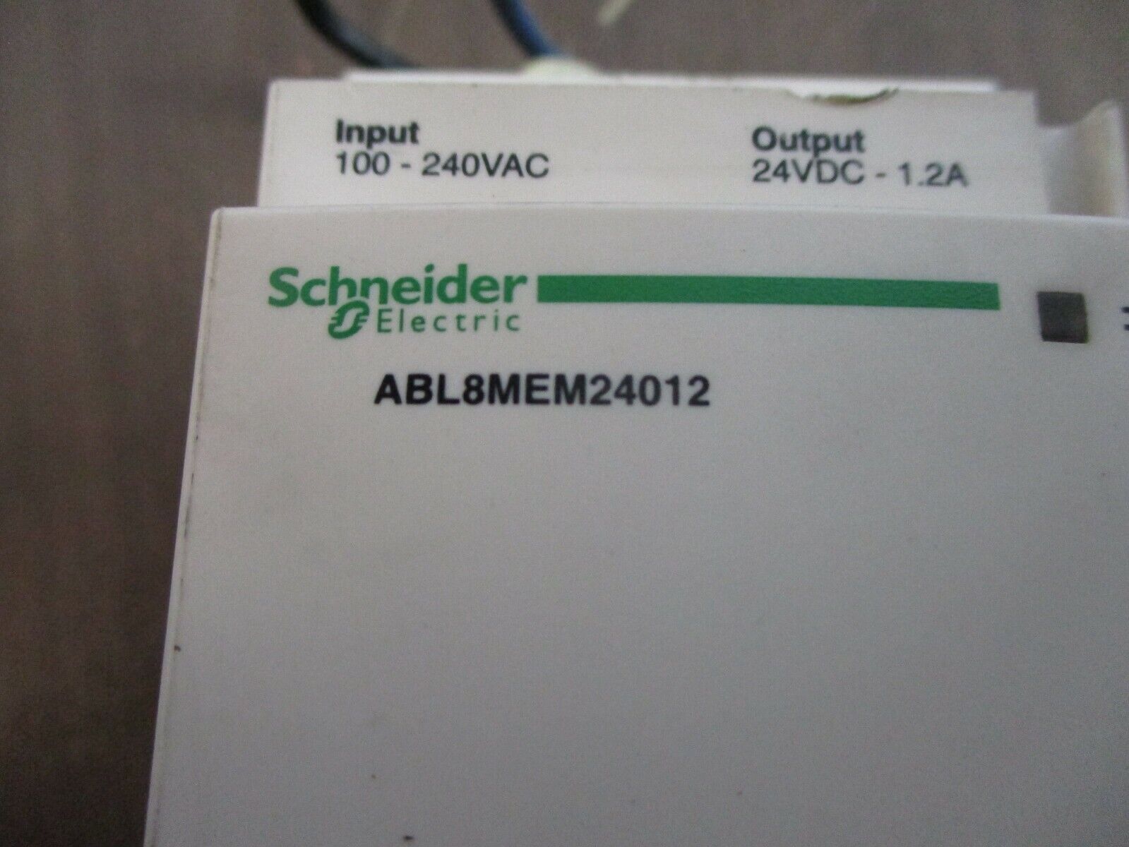 Schneider Electric DC Power Supply ABL8MEM24012 Input: 100-240VAC Used