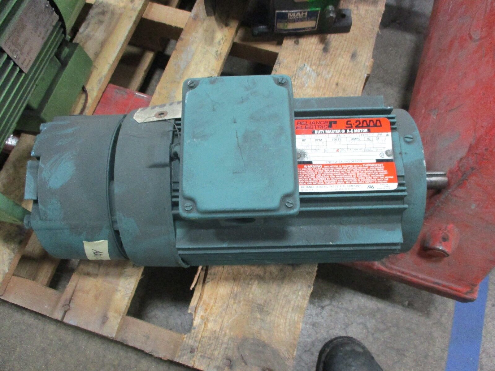 Reliance Duty Master AC Motor w/ Brake B79C3134M-AA 1.5HP 3500RPM FR:WD145TC