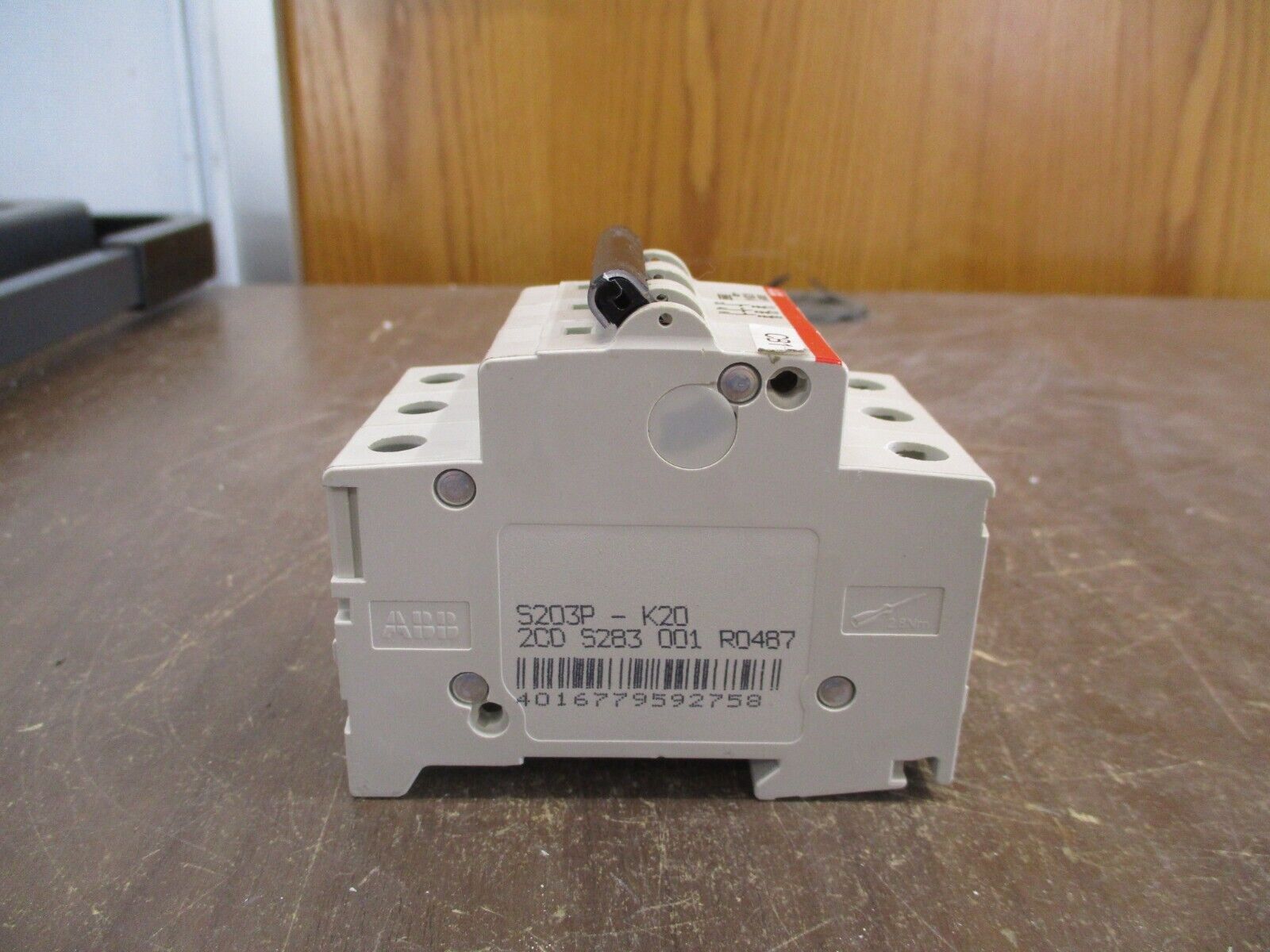 ABB Circuit Breaker S203P-K20A 20A 3P Used