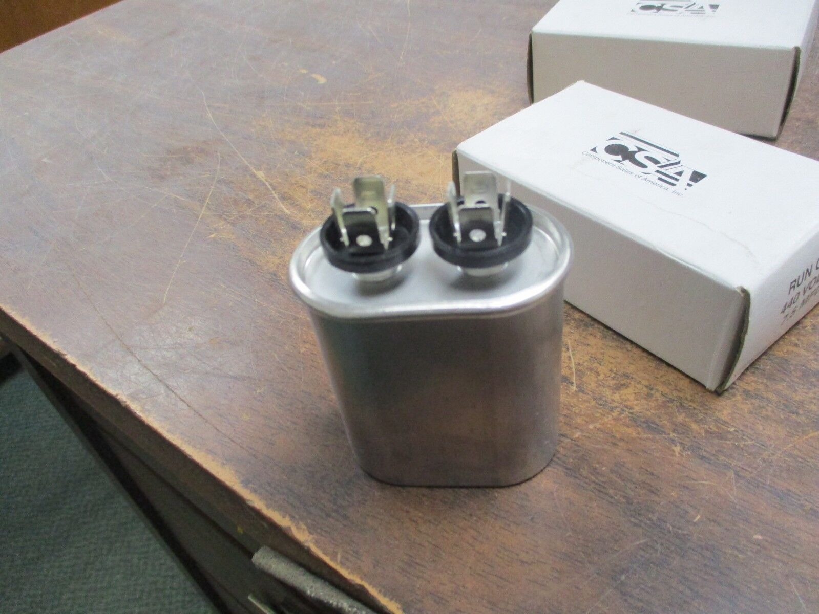 AmRad Run Capacitor V2000/44-755 7.5MFD 440V 50-60Hz *Lot of 2* New Surplus