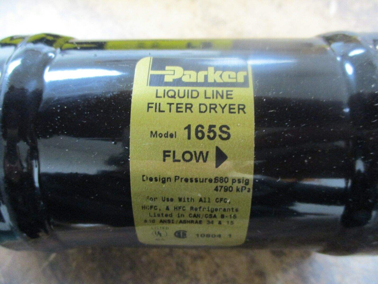 Parker Liquid Line Filter Dryer 165S 5/8" Sweat New Surplus